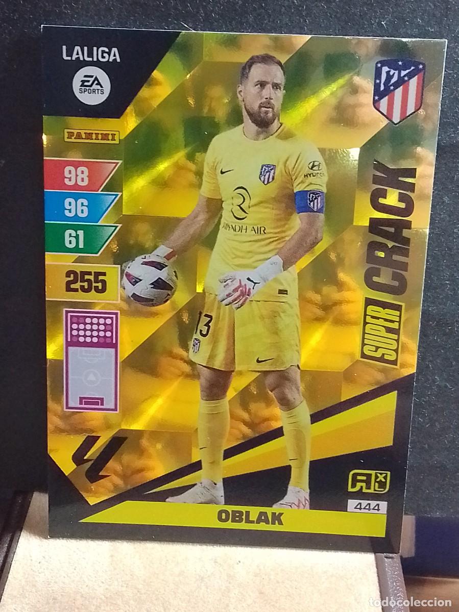 Cromos de F&uacute;tbol: 23 24 ADRENALYN XL 444 OBLAK SUPER CRACK ATL&Eacute;TICO DE MADRID 2023 2024 PANINI NUEVO DE SOBRE