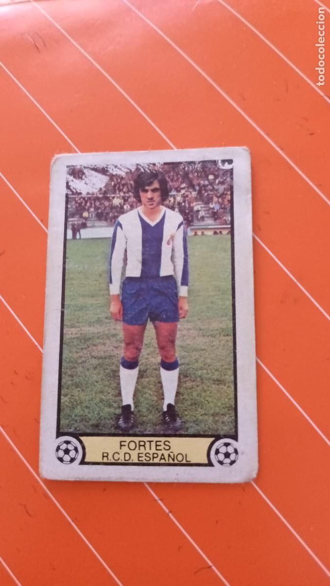 Cromos de f&uacute;tbol: 79 80 ESTE ESPA&Ntilde;OL fortes - Foto 1