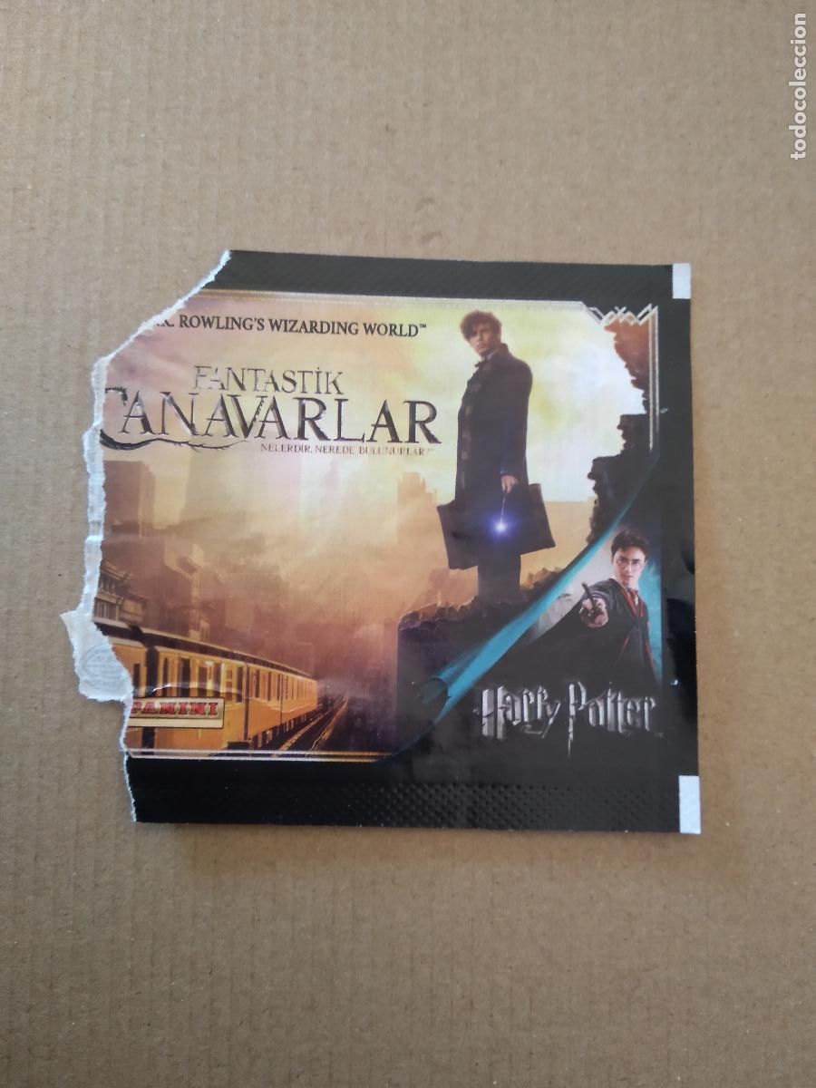 Cromos de F&uacute;tbol: SOBRE VACIO CROMO PANINI MONSTRUOS FANTASTICOS HARRY POTTER