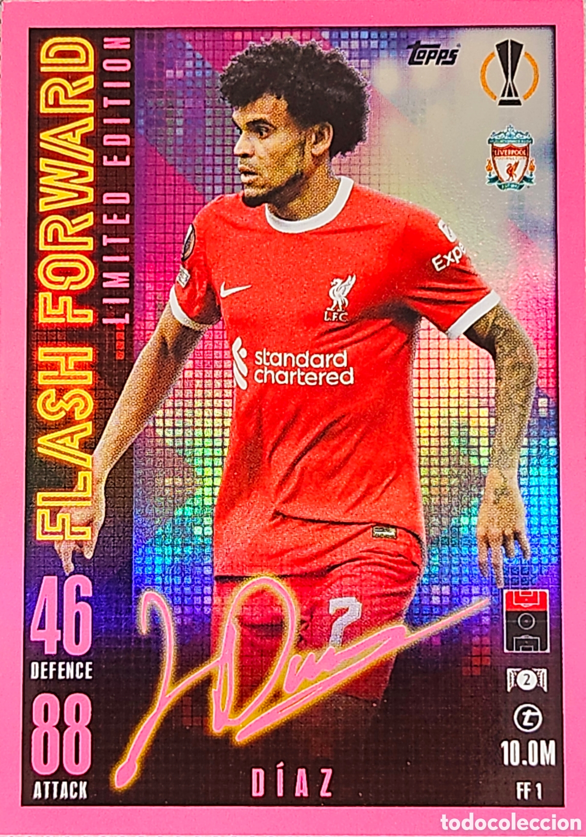 Cromos de f&uacute;tbol: Match Attax - Flash Forward - Limited Ed. - Diaz - Foto 1