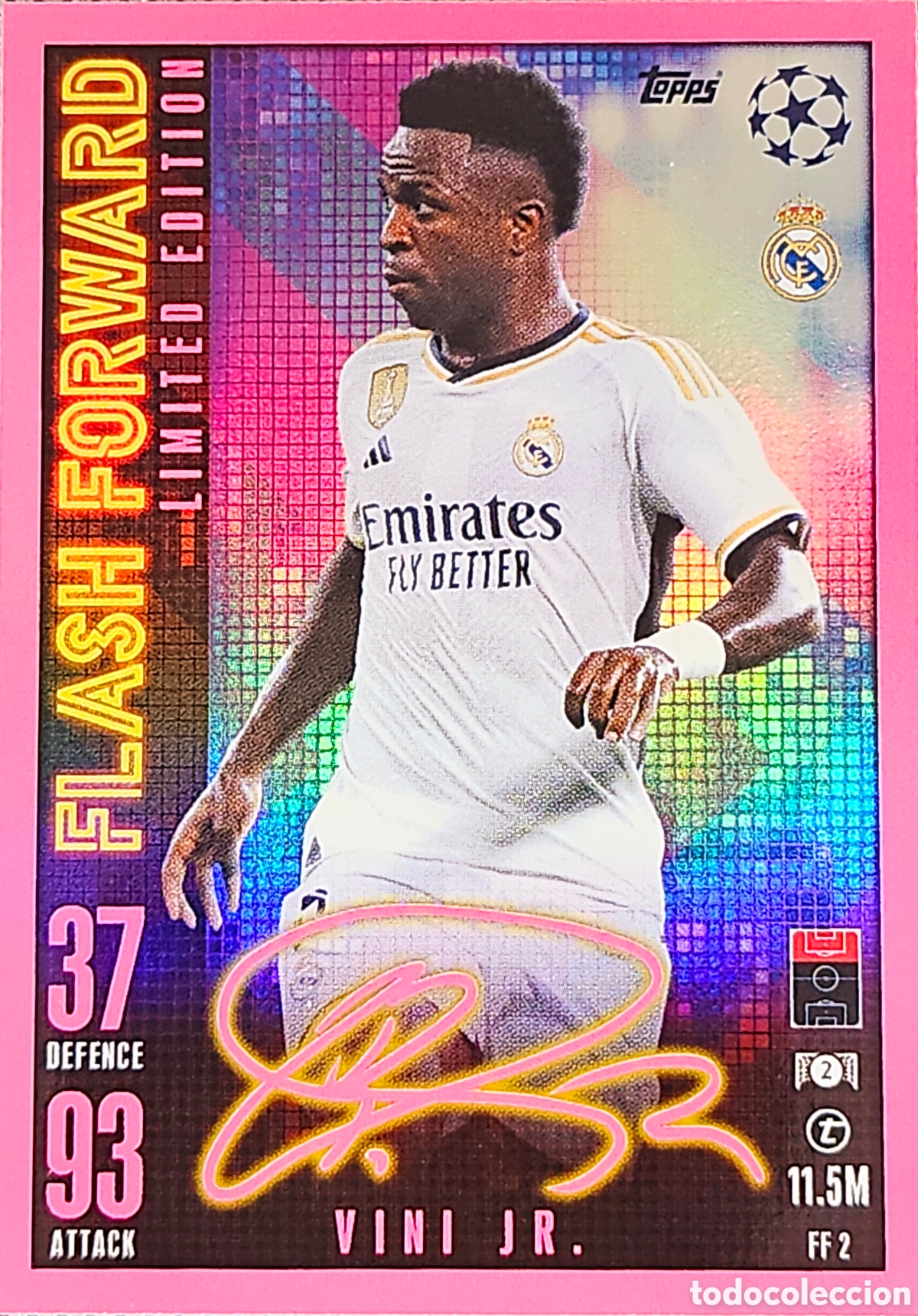 Cromos de f&uacute;tbol: Match Attax - Flash Forward - Limited Ed. - Vini Jr - Foto 1