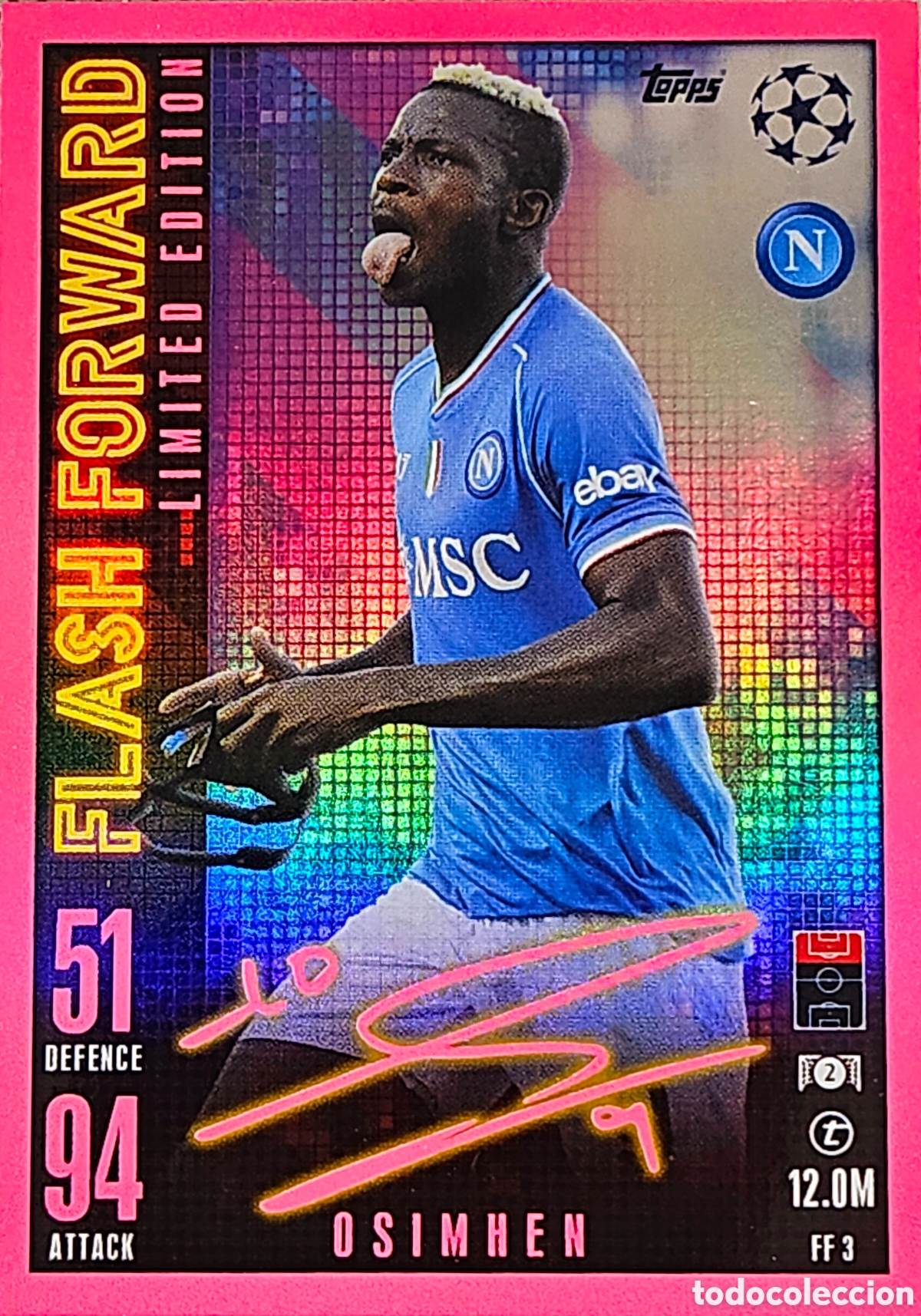 Cromos de f&uacute;tbol: Match Attax - Flash Forward - Limited Ed. - Osimhen - Foto 1