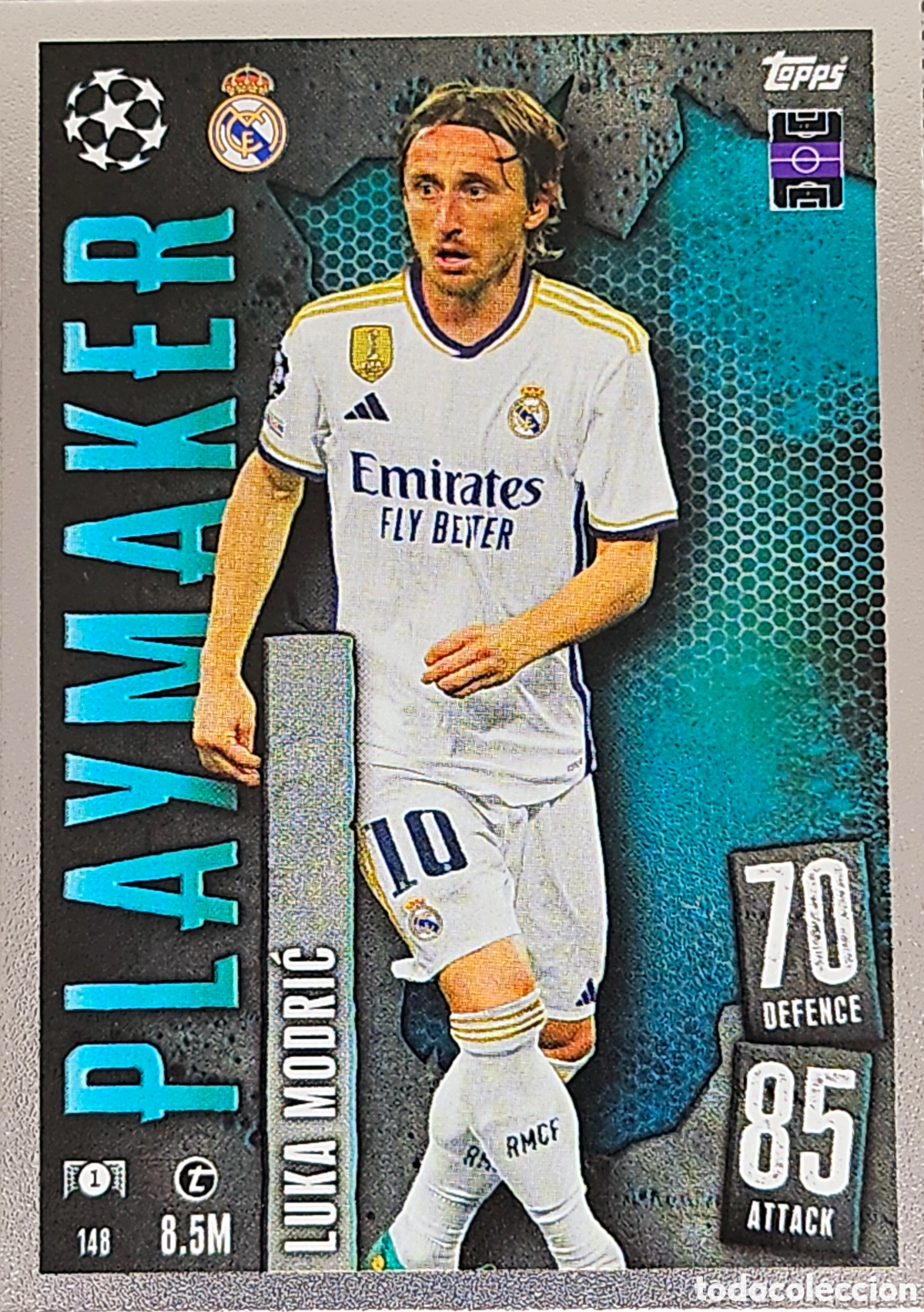 Cromos de f&uacute;tbol: Match Attax - Playmaker - Modric - Foto 1