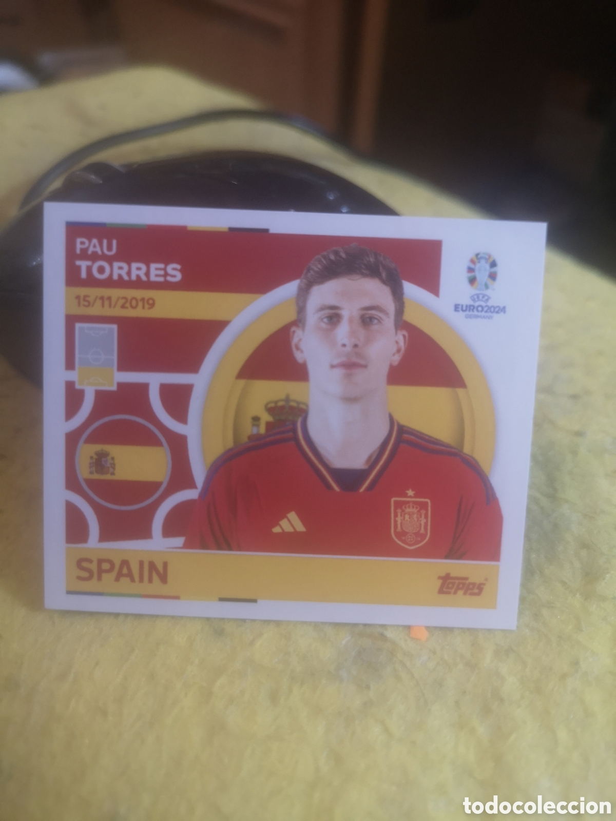 Cromos de F&uacute;tbol: STICKER TOPPS UEFA EURO 2024 GERMANY PAU TORRES - ESP 9