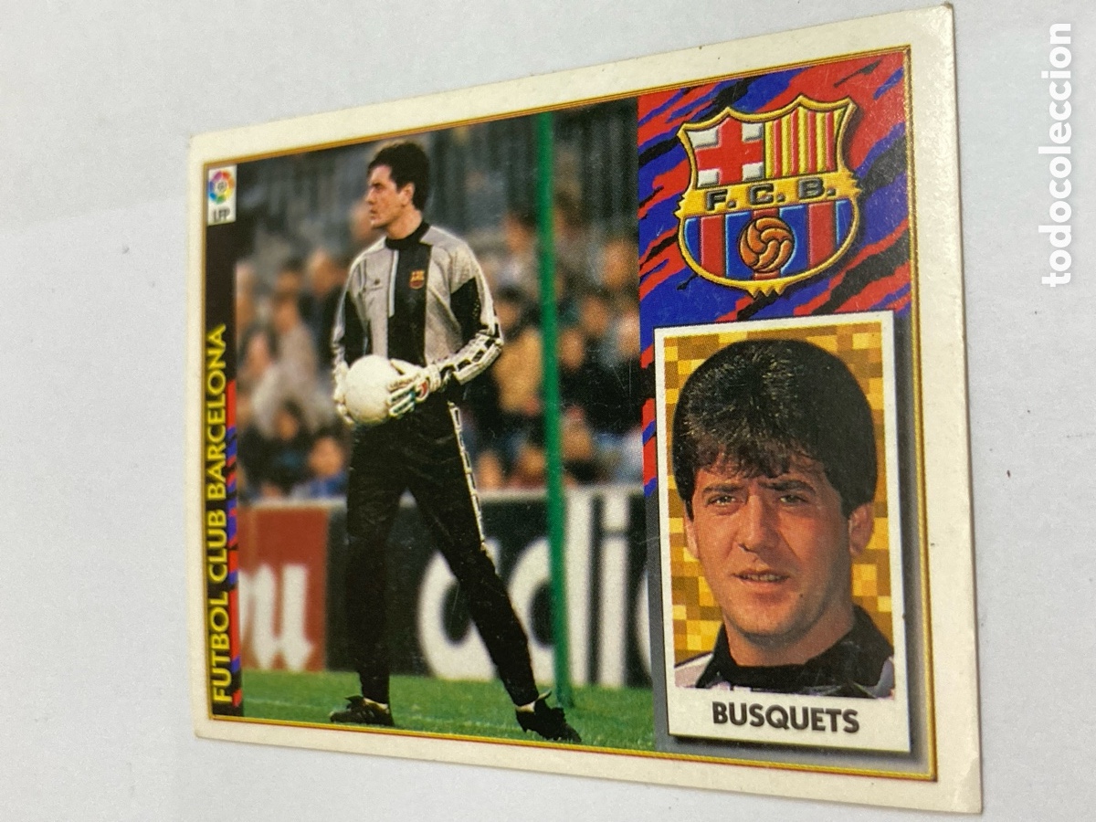 Cromos de f&uacute;tbol: Cromo liga de f&uacute;tbol 97/98 FC Barcelona Busquets / PAPEL17-A