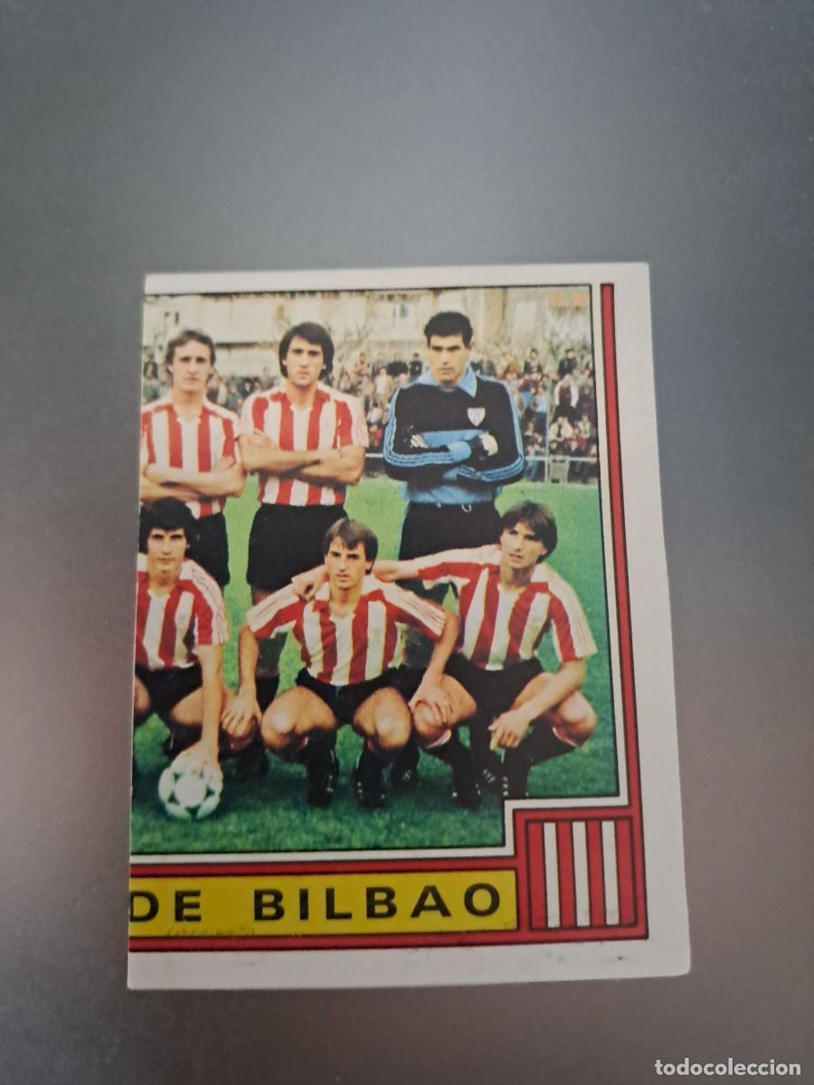 Cromos de F&uacute;tbol: CROMO ALINEACION 3 ATHLETIC BILBAO FUTBOL 83 1982 1983 82 PANRICO CROMO CROM PANINI RECORTADO