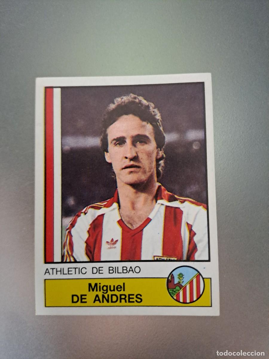 Cromos de f&uacute;tbol: CROMO DE ANDRES 10 ATHLETIC CLUB DE BILBAO FUTBOL 87 86 LIGA 1986 1987 PANINI NUNCA PEGADO