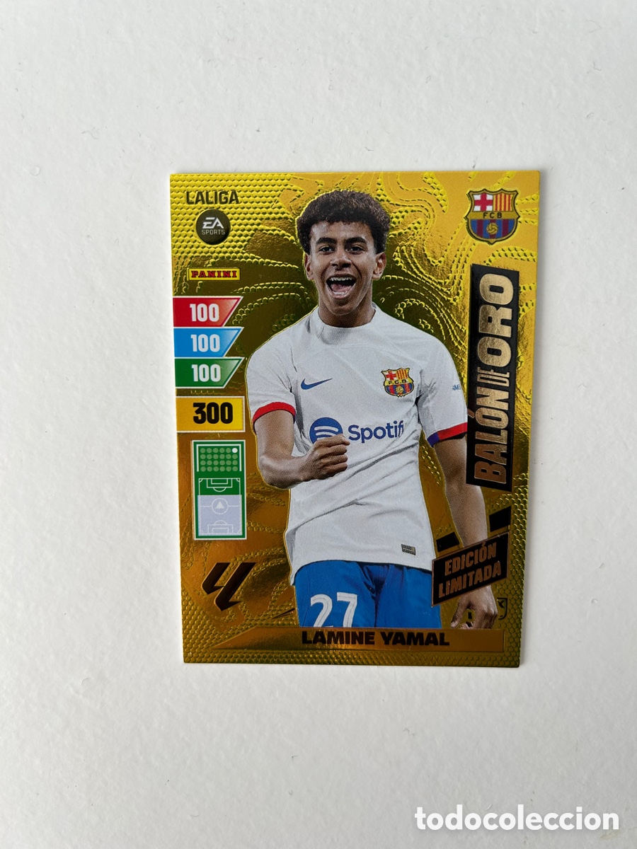 Lot De Cartes Panini Adrenalyn XL La Liga 2024-25 - Míticos Invencibles + Extra Gold Lamine Yamal - Excellent état