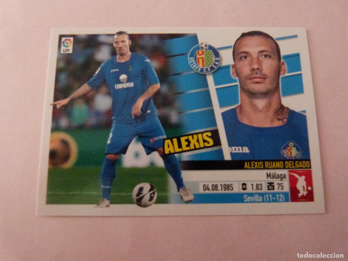 Cromos de f&uacute;tbol: CROMO FUTBOL ALEXIS DEL GETAFE C.F. SIN PEGAR COLOCA N&ordm; 6 B LIGA ESTE 2013-2014/13-14