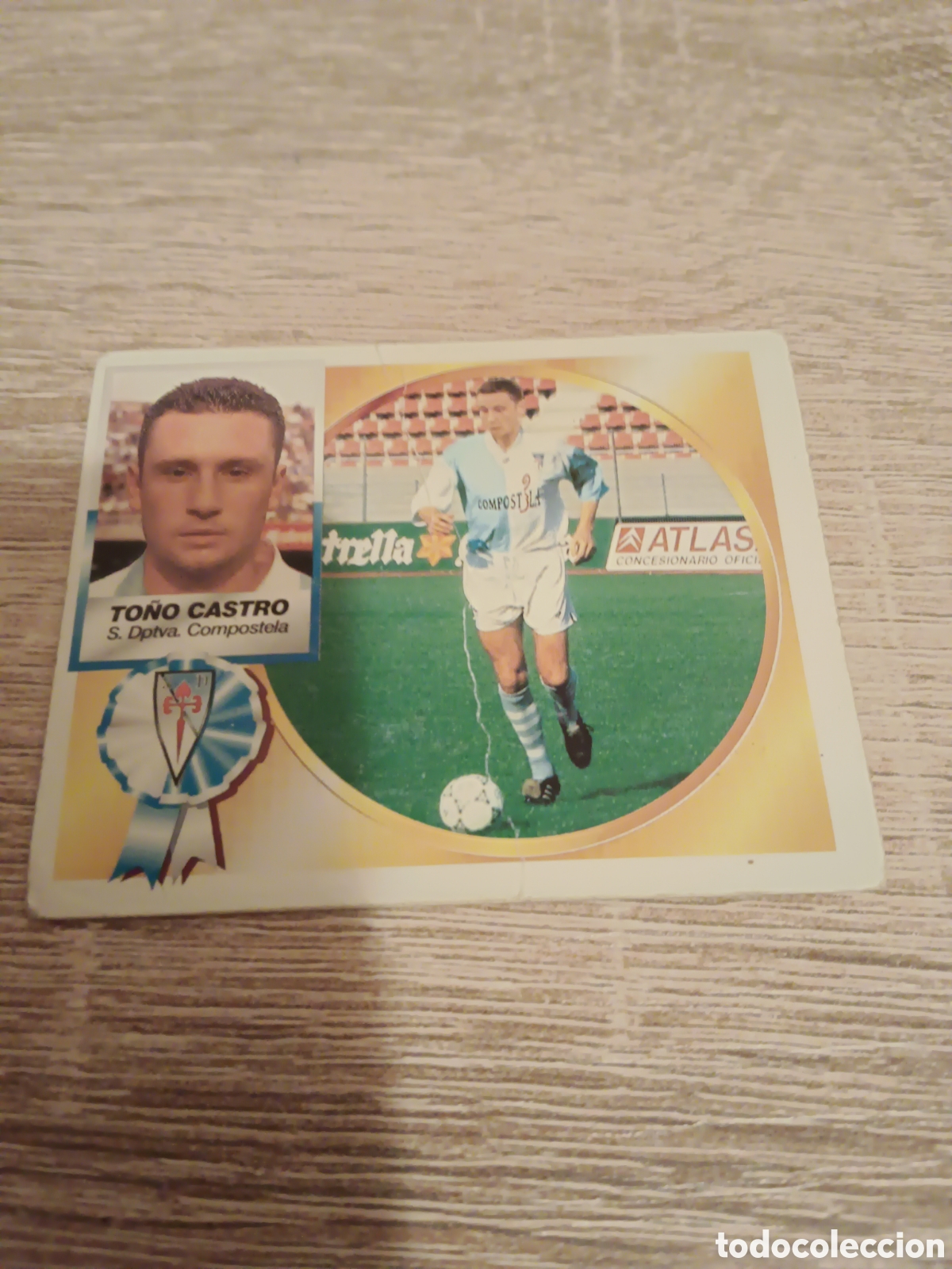 Figurine di Calcio: To&ntilde;o Castro Compostela liga 1994 1995 94 95 ediciones este