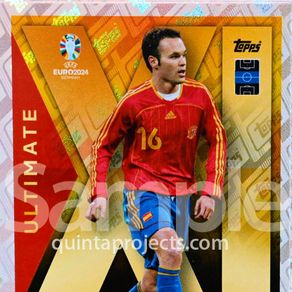 Postal Futbol Andres Iniesta Barcelona De España Postal Futbol Andres Iniesta Barcelona De España