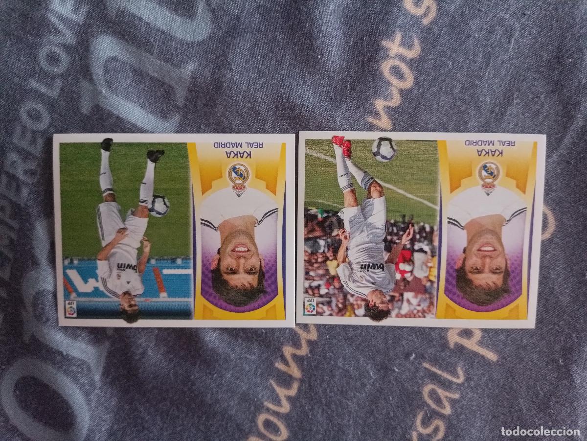 Cromos de F&uacute;tbol: LIGA ESTE 2009 - 10 ... KAKA 11 REAL MADRID DOBLE IMAGEN ... cromo descatalogado