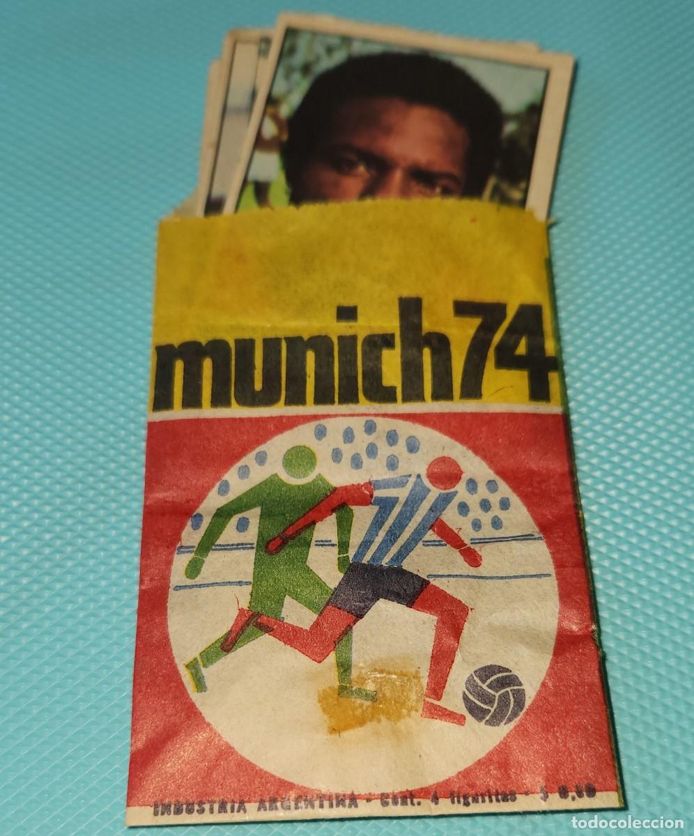Cromos de F&uacute;tbol: MUNICH 74 - SOBRE de Cromos de futbol HECHO EN ARGENTINA Mundial Alemania 74 (sobre abierto)