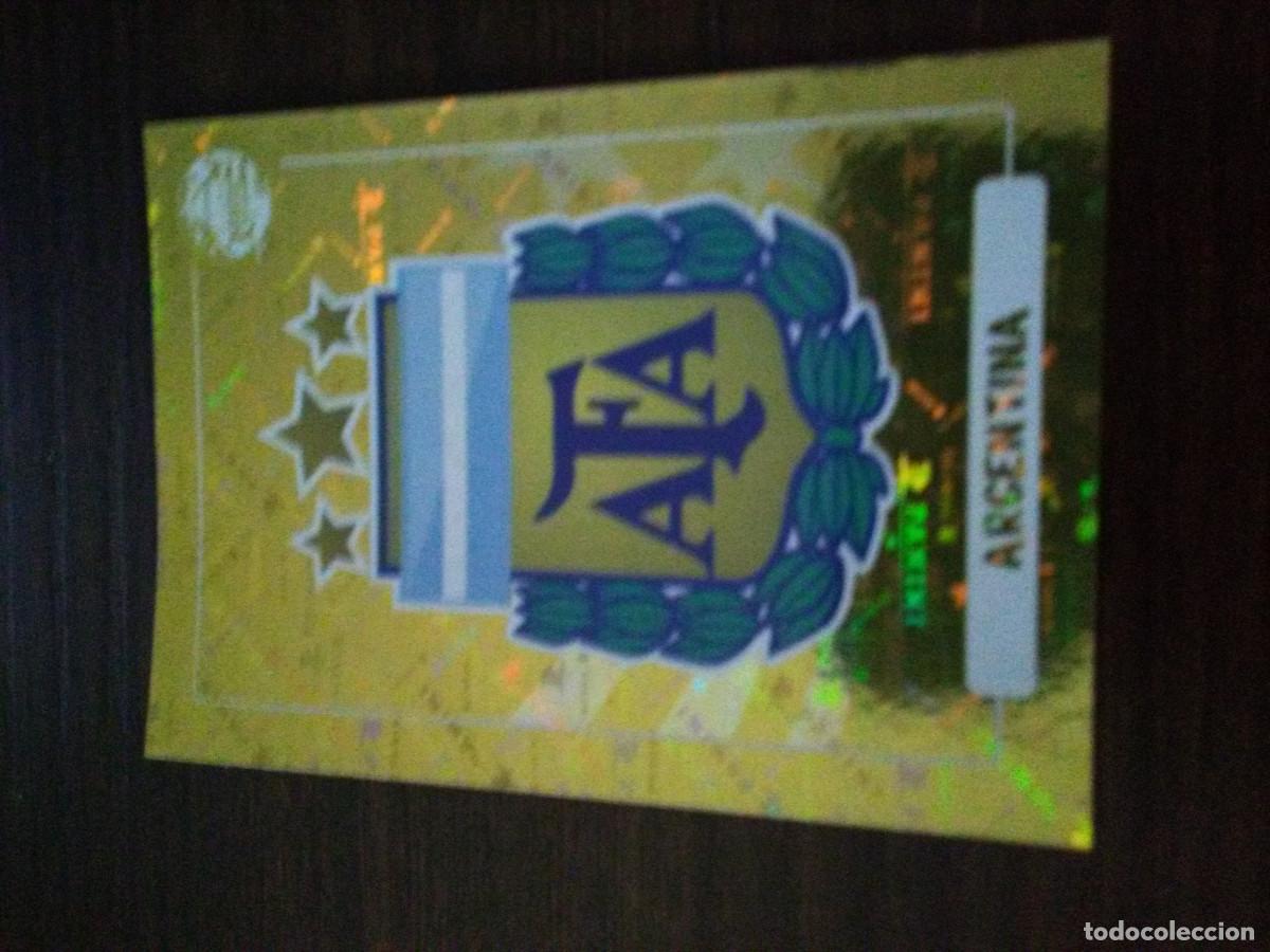 Cromos de f&uacute;tbol: Cromo Copa America Conmebol USA 2024 panini Escudo Argentina ARG1