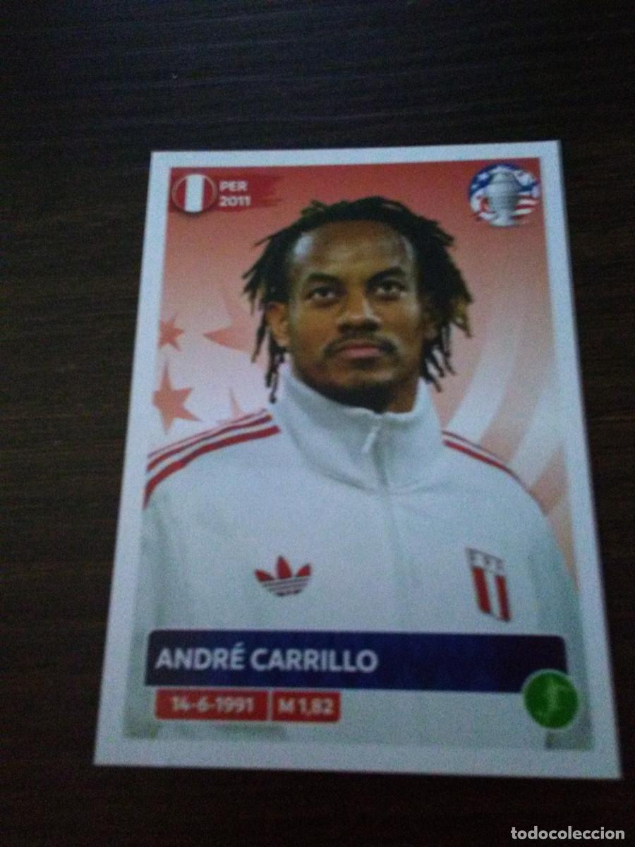 Cromos de f&uacute;tbol: Cromo Copa America Conmebol USA 2024 panini Peru Andre Carrillo PER 21