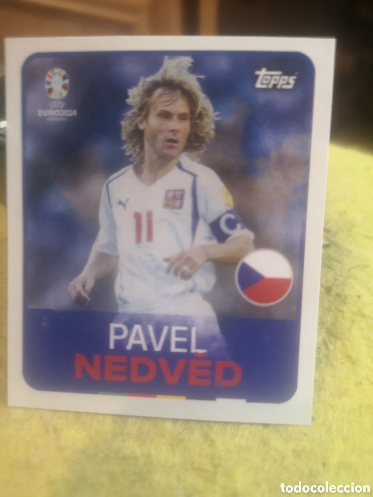 Cromos de f&uacute;tbol: STICKER TOPPS UEFA EURO 2024 LEGEND PAVEL NEDVED - LEG 4