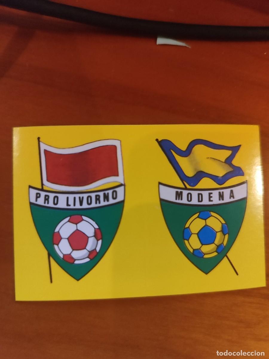 Figurine di Calcio: CALCIO 89 CALCIOFLASH ESCUDO SCUDETTO SERIE C1 PRO LIVORNO MODENA EUROFLASH 1988 88 1989