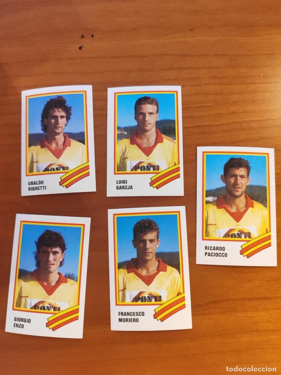 Cartes &agrave; collectionner de Football: CALCIO 89 CALCIOFLASH LOTE 5 CROMOS FIGURINE LECCE SERIE A EUROFLASH 1988 88 1989
