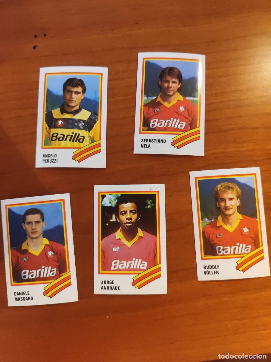 Cromos de Futebol: CALCIO 89 CALCIOFLASH LOTE 5 CROMOS FIGURINE ROMA SERIE A EUROFLASH 1988 88 1989