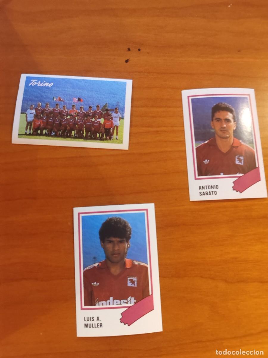Cartes &agrave; collectionner de Football: CALCIO 89 CALCIOFLASH LOTE 3 CROMOS FIGURINE TORINO SERIE A EUROFLASH 1988 88 1989