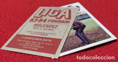 Cromos de f&uacute;tbol: Melendez Athletic de Bilbao custom 83-84