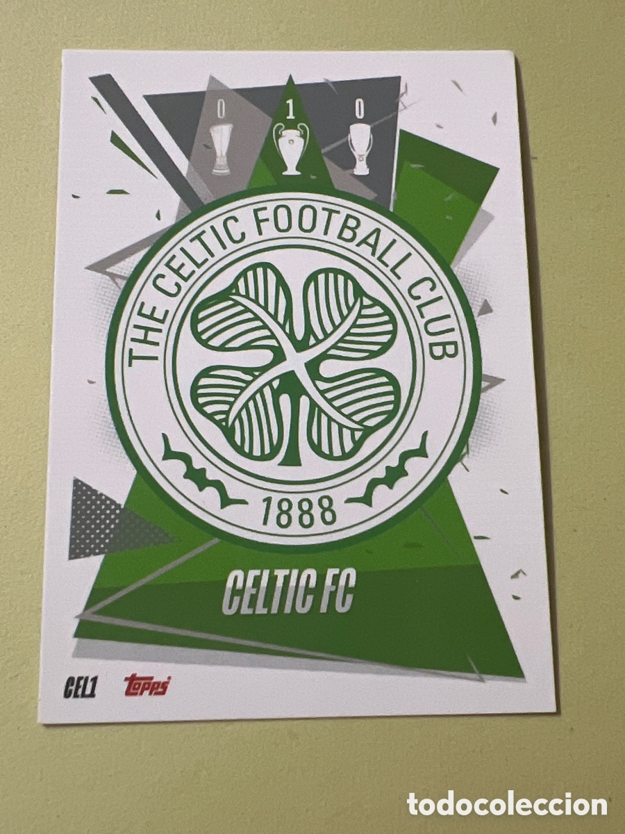 Cartes &agrave; collectionner de Football: CEL1 CEL 1 ESCUDO LOGO CELTIC TARJETA CROMO MATCH ATTAX FUTBOL TOPPS 2020-2021 20-21