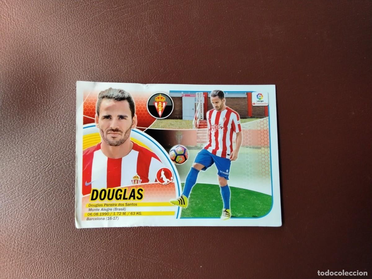 Cromos de f&uacute;tbol: DOUGLAS , REAL SPORTING , CROMO COLOCA ESTE 2016-17 - Foto 1