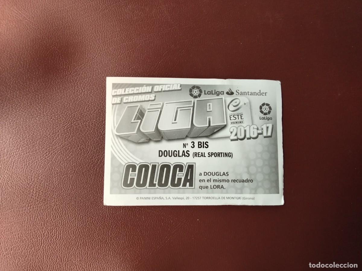 Cromos de f&uacute;tbol: DOUGLAS , REAL SPORTING , CROMO COLOCA ESTE 2016-17 - Foto 3