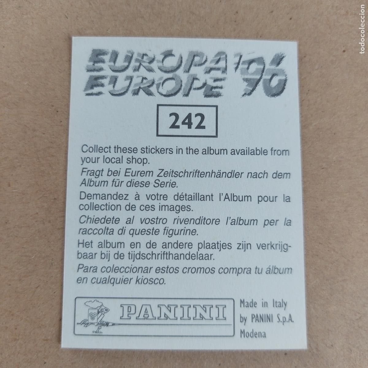 EURO 2000 FIGURINA Calciatori Stickers Panini Maldini 170 Black Back EUR 4,00 - ES