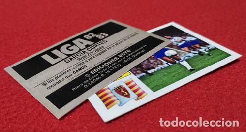 Cromos de f&uacute;tbol: Garcia Cortes Real Zaragoza custom 82-83