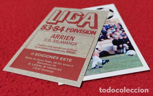 Cromos de f&uacute;tbol: Arrien U.D. Salamanca custom 83-84