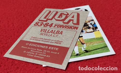 Cromos de f&uacute;tbol: Villalba Sevilla C.F. custom 83-84