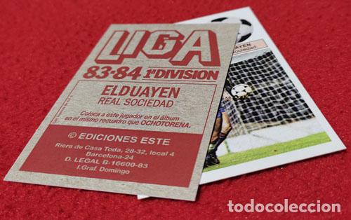 Football Stickers: Elduayen Real Sociedad custom 83-84