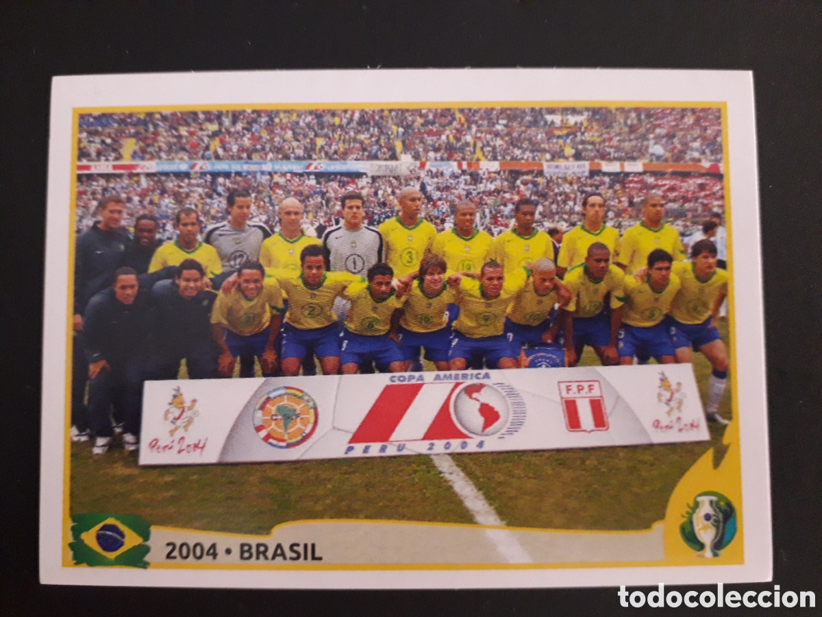 Cromos de Futebol: EQUIPO BRASIL 2004 N&deg; 382 PANINI, COPA AM&Eacute;RICA BRASIL 2019 CONMEBOL PEDIDO M&Iacute;NIMO 3&euro;.