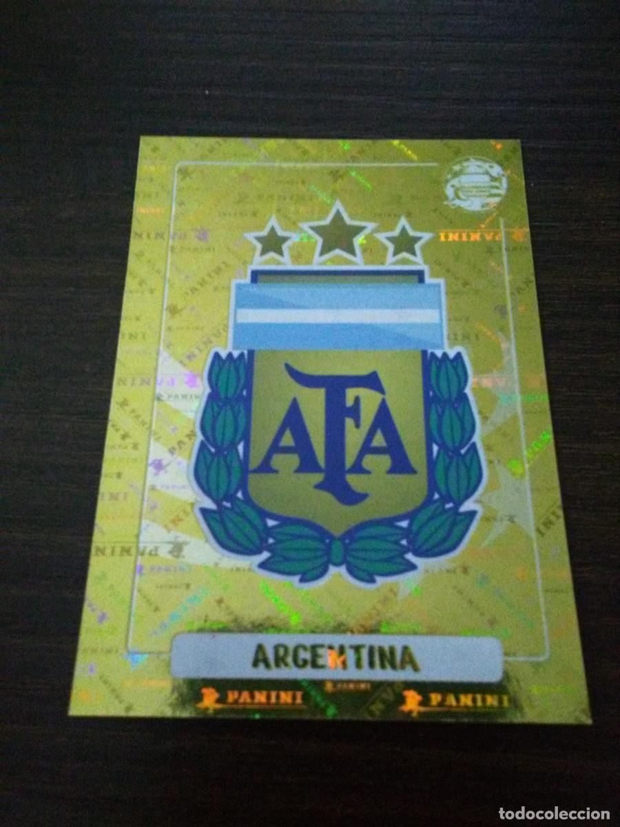 Cromos de f&uacute;tbol: Cromo Copa America Conmebol USA 2024 panini Escudo Argentina ARG1