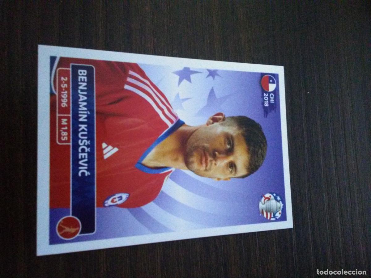 Cromos de f&uacute;tbol: Cromo Copa America Conmebol USA 2024 panini Benjamin Kuscevic Chile CHI6