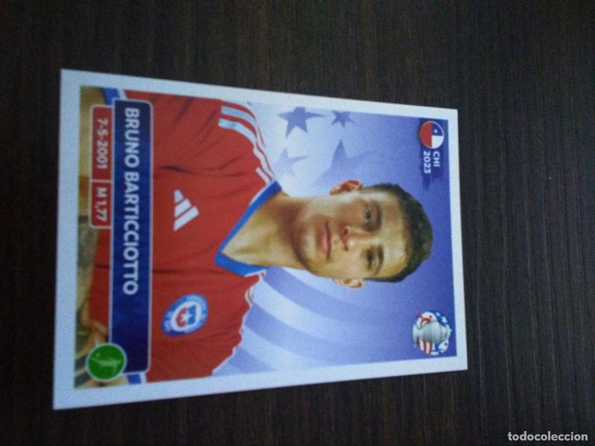 Cromos de f&uacute;tbol: Cromo Copa America Conmebol USA 2024 panini Bruno Barticciotto Chile CHI18