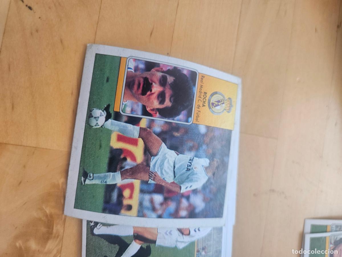Cromos de f&uacute;tbol: rocha real madrid este 1992 1993 92 93 despegado - Foto 1