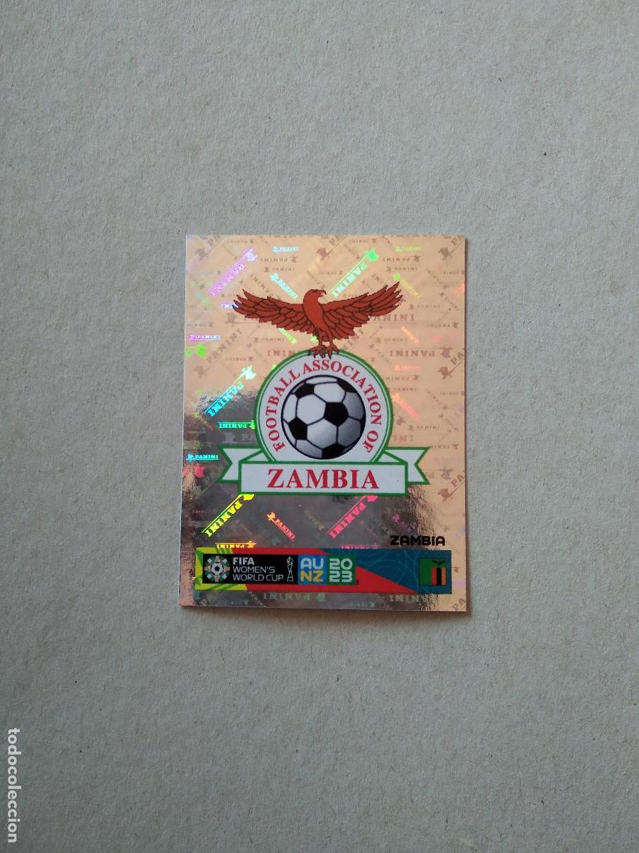 Cromos de F&uacute;tbol: 175 ESCUDO ZAMBIA CROMO PANINI FUTBOL FEMENINO MUNDIAL 2023 WORLD CUP WOMEN