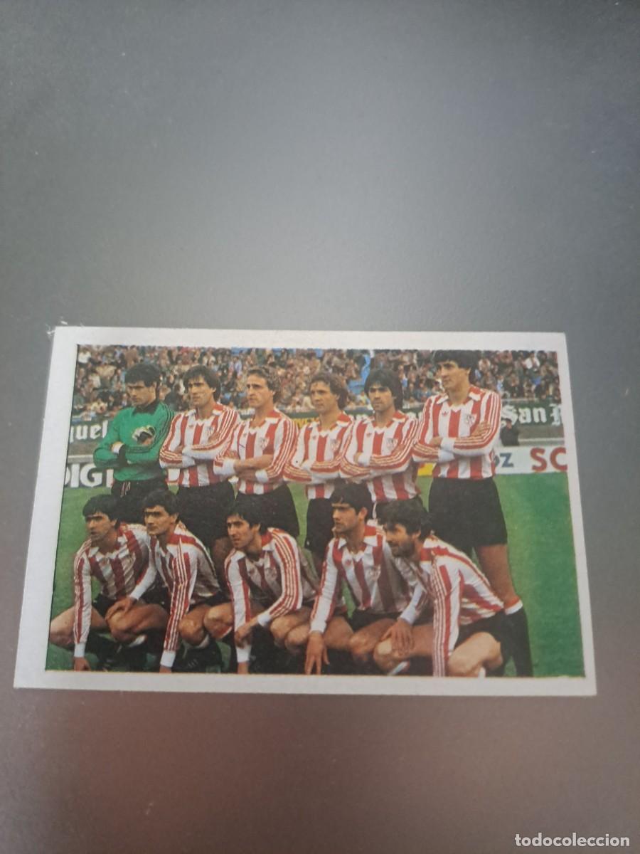 Cromos de F&uacute;tbol: CROMO ALINEACION EQUIPO ATHLETIC BILBAO FUTBOL 84 CROPAN LIGA 83 84 1983 1984 CROMOS CANO RECUPERAD0