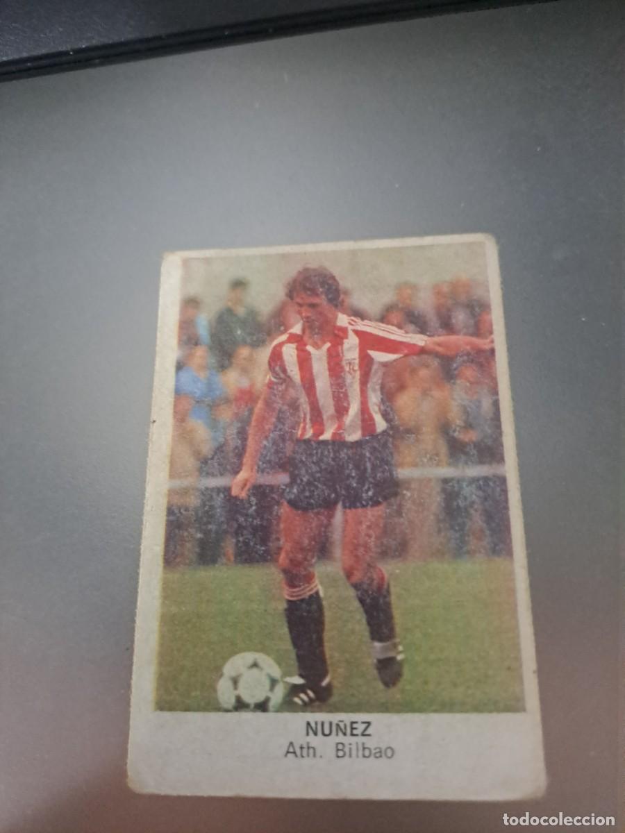 Cromos de F&uacute;tbol: CROMO NU&Ntilde;EZ ATHLETIC CLUB DE BILBAO FUTBOL 84 CROPAN LIGA 83 84 1983 1984 CROMOS CANO RECUPERADO