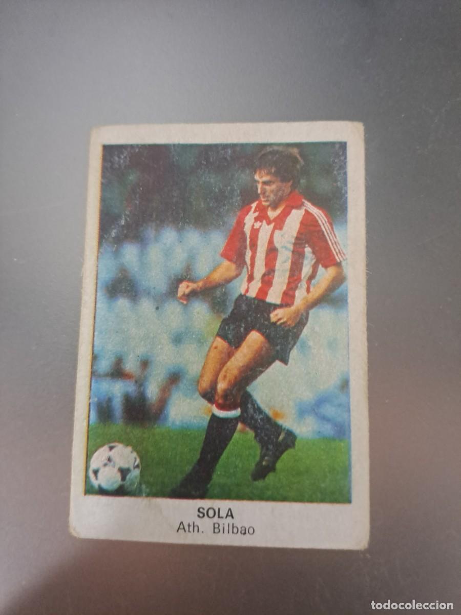 Cromos de F&uacute;tbol: CROMO SOLA ATHLETIC CLUB DE BILBAO FUTBOL 84 CROPAN LIGA 83 84 1983 1984 CROMOS CANO RECUPERADO