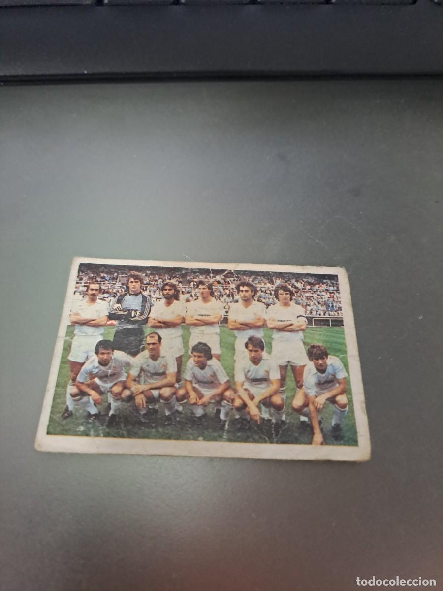 Cromos de F&uacute;tbol: CROMO ALINEACION EQUIPO REAL MADRID FUTBOL 84 CROPAN LIGA 83 84 1983 1984 CROMOS CANO RECUPERADO