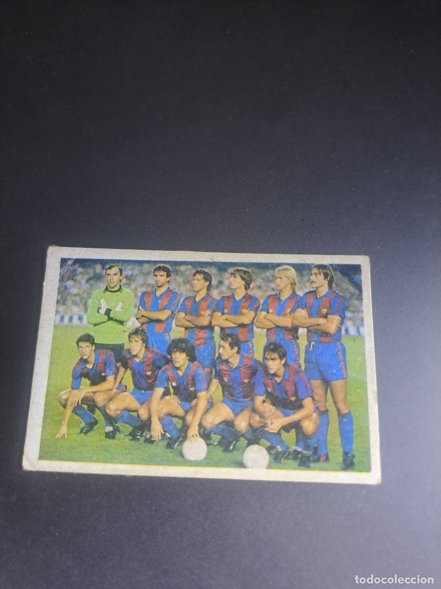 Cromos de F&uacute;tbol: CROMO ALINEACION EQUIPO BARCELONA FUTBOL 84 CROPAN LIGA 83 84 1983 1984 CROMOS CANO RECUPERADO