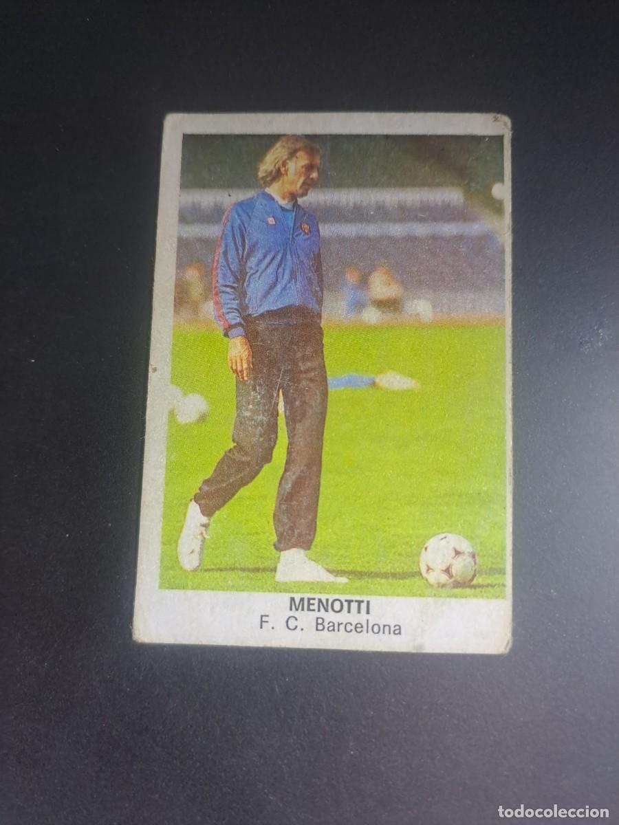 Cromos de F&uacute;tbol: CROMO MENOTTI BARCELONA FUTBOL 84 CROPAN LIGA 83 84 1983 1984 CROMOS CANO RECUPERADO