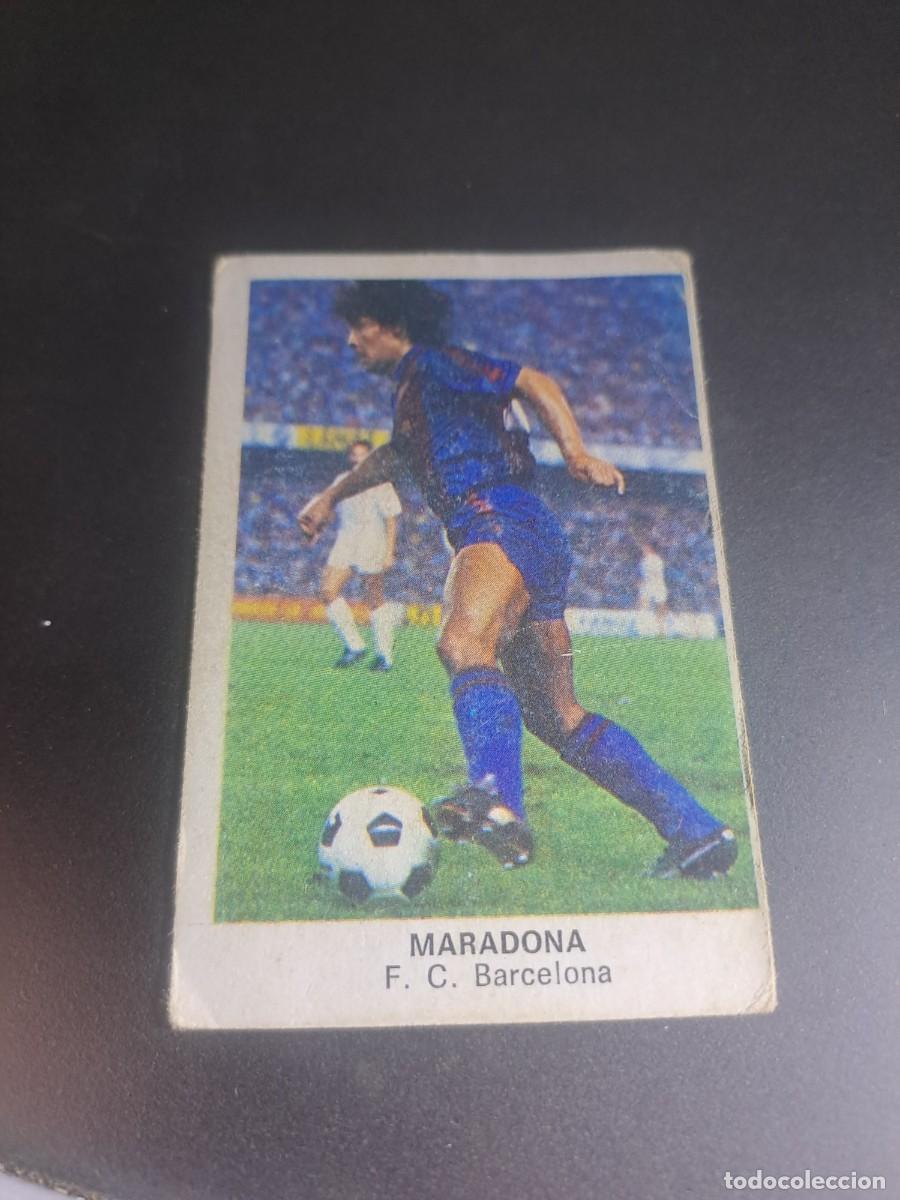 Cromos de F&uacute;tbol: CROMO MARADONA BARCELONA FUTBOL 84 CROPAN LIGA 83 84 1983 1984 CROMOS CANO RECUPERADO