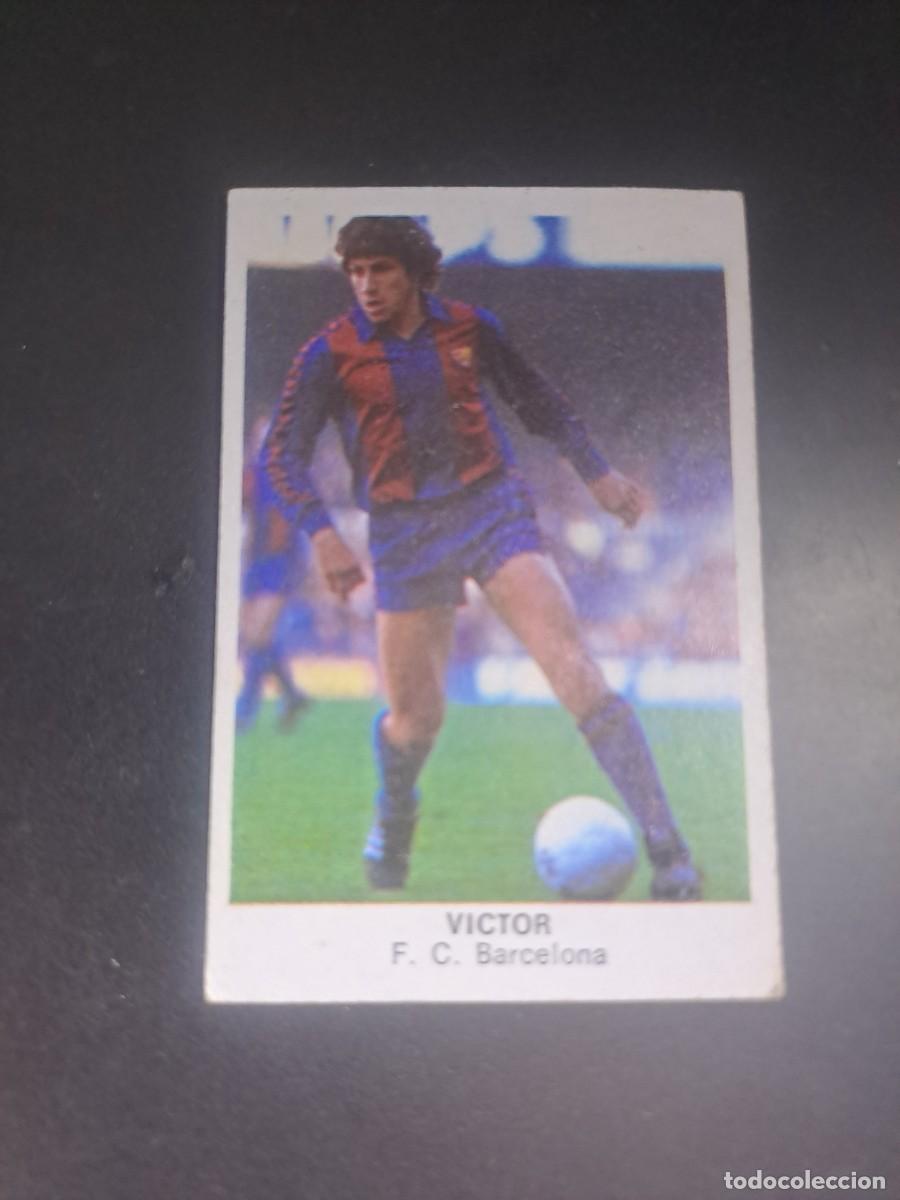 Cromos de F&uacute;tbol: CROMO V&Iacute;CTOR BARCELONA FUTBOL 84 CROPAN LIGA 83 84 1983 1984 CROMOS CANO RECUPERADO