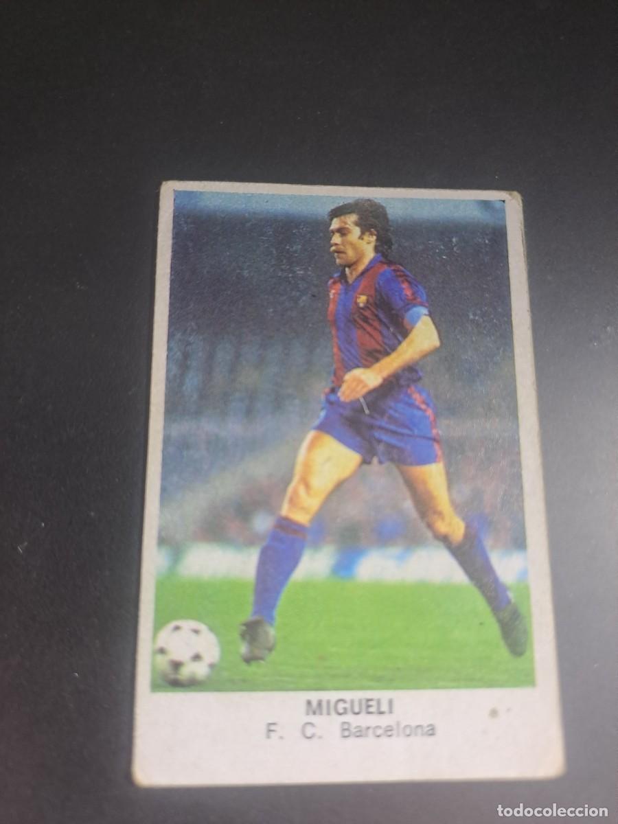 Cromos de F&uacute;tbol: CROMO MIGUELI BARCELONA FUTBOL 84 CROPAN LIGA 83 84 1983 1984 CROMOS CANO RECUPERADO