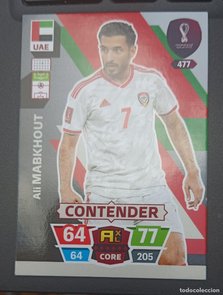 Cromos de F&uacute;tbol: 477 ALI MABKHOUT EMIRATOS &Aacute;RABES CONTENDER ADRENALYN XL MUNDIAL WORLD CUP QATAR 2022 PANINI 22
