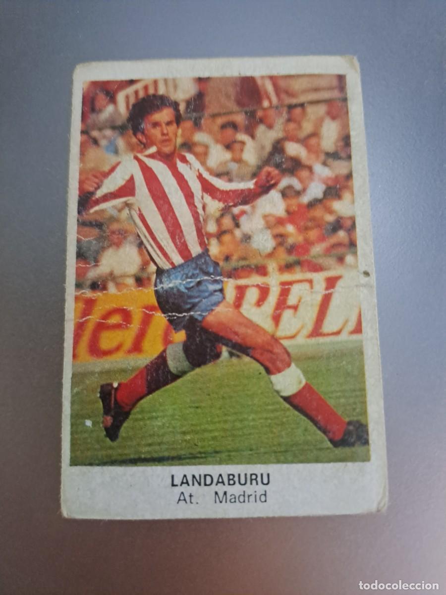 Cromos de F&uacute;tbol: CROMO LANDABURU ATL&Eacute;TICO MADRID AMARILL FUTBOL 84 CROPAN LIGA 83 84 1983 1984 CROMOS CANO RECUPERADO